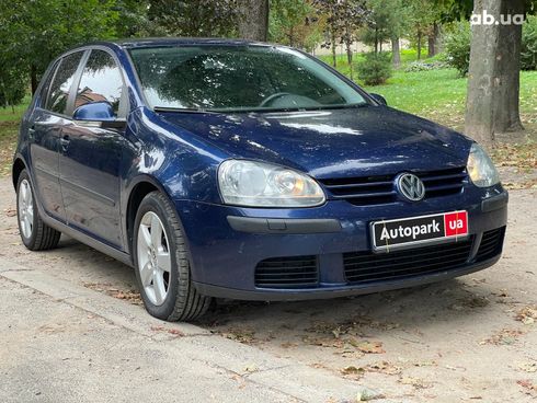 Volkswagen Golf 2005 синий - фото 4