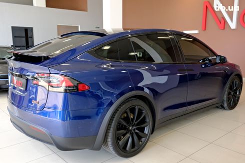 Tesla Model X 2023 синий - фото 4