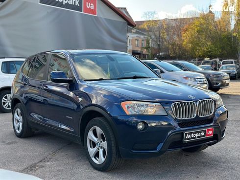 BMW X3 2011 синий - фото 9
