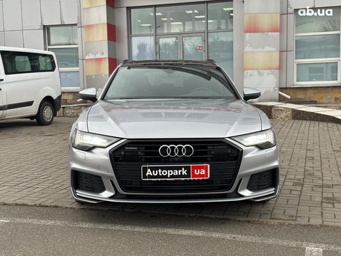 Audi A6 2019 серый - фото 2