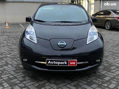 Nissan Leaf 2014 черный - фото 2