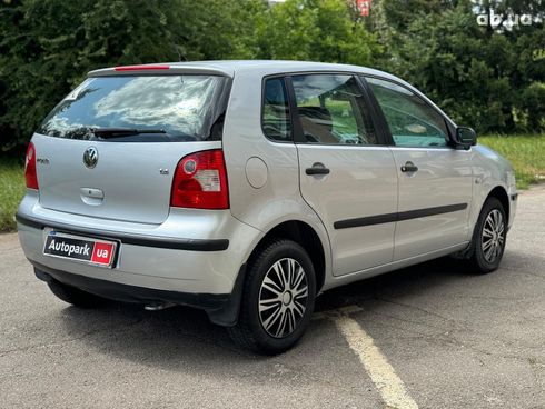 Volkswagen Polo 2003 серый - фото 5