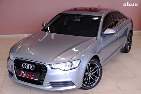 Audi A6 2014 серый - фото 2