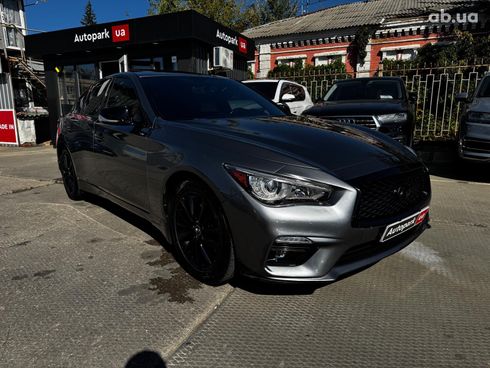 Infiniti Q50 2018 серый - фото 8