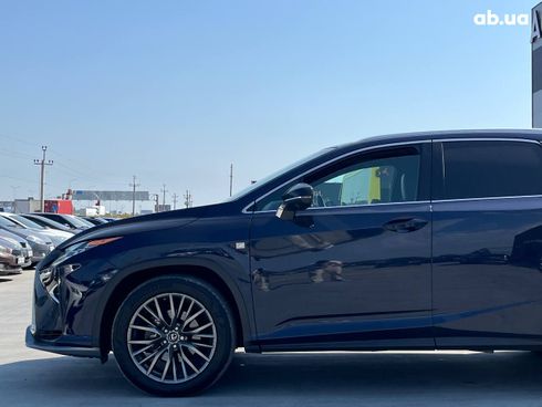 Lexus rx 350 2017 синий - фото 4