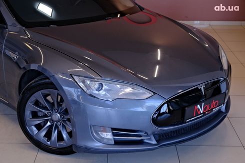 Tesla Model S 2013 серый - фото 3