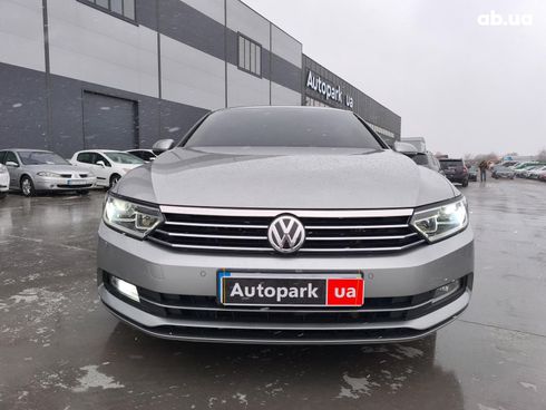 Volkswagen passat b8 2015 серый - фото 2