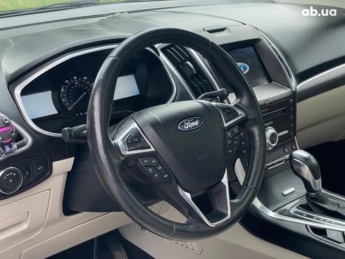 Ford Edge 2017 синий - фото 35