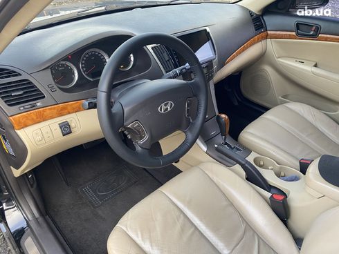 Hyundai Sonata 2009 черный - фото 3