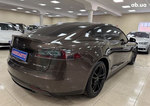 Tesla Model S 2013 коричневый - фото 9