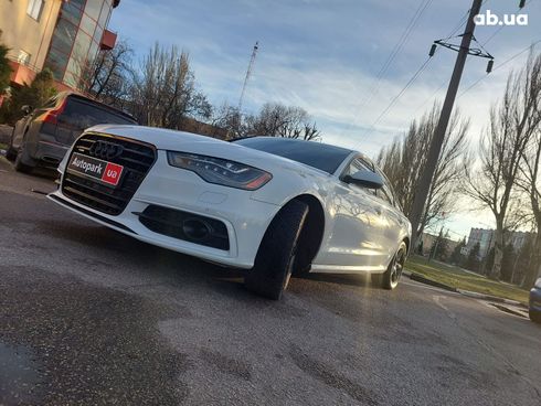 Audi A6 2014 белый - фото 1