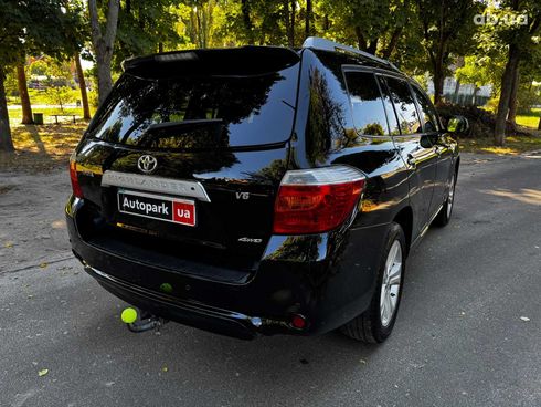 Toyota Highlander 2008 черный - фото 6
