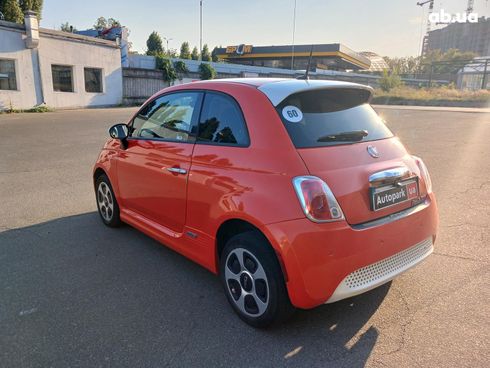 Fiat 500E 2013 оранжевый - фото 8