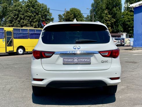 Infiniti QX60 2016 белый - фото 6