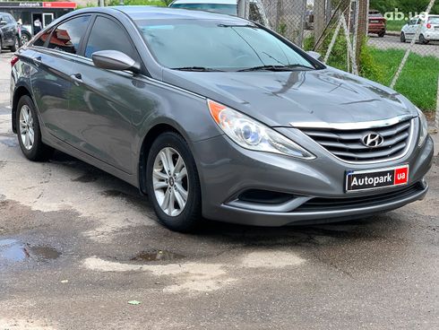 Hyundai Sonata 2011 серый - фото 3
