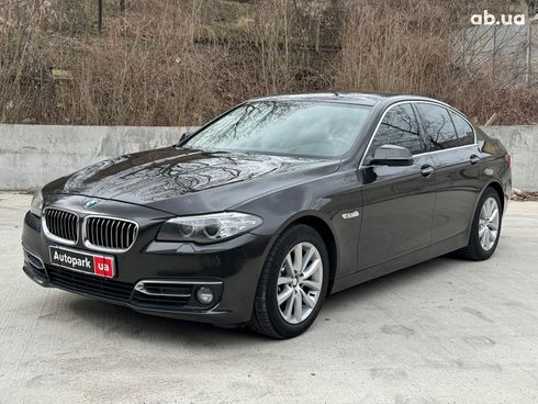 BMW 5 серия 2013 коричневый - фото 2