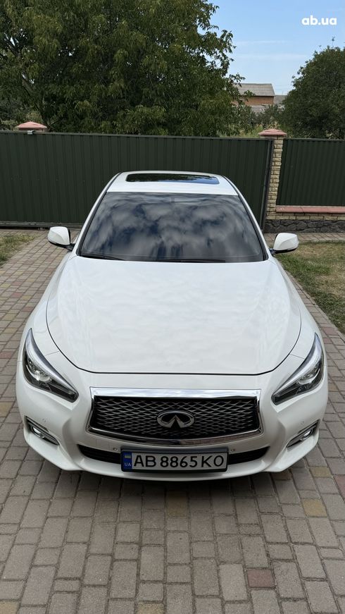 Infiniti Q50 2014 белый - фото 19