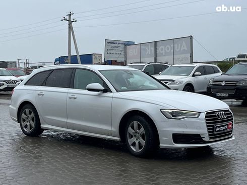 Audi A6 2016 белый - фото 4