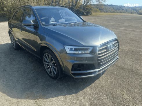 Audi Q3 2018 серый - фото 3