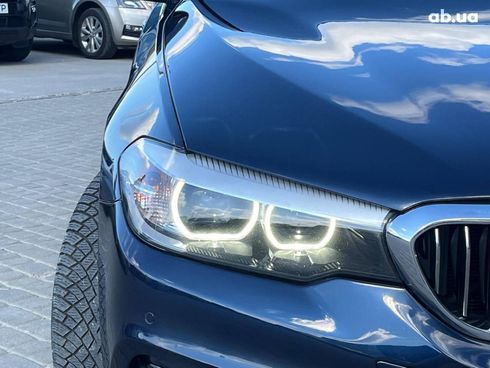 BMW 5 серия 2018 синий - фото 11