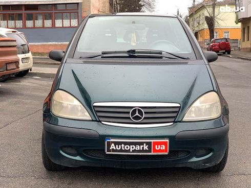 Mercedes-Benz A-Класс 2001 зеленый - фото 2