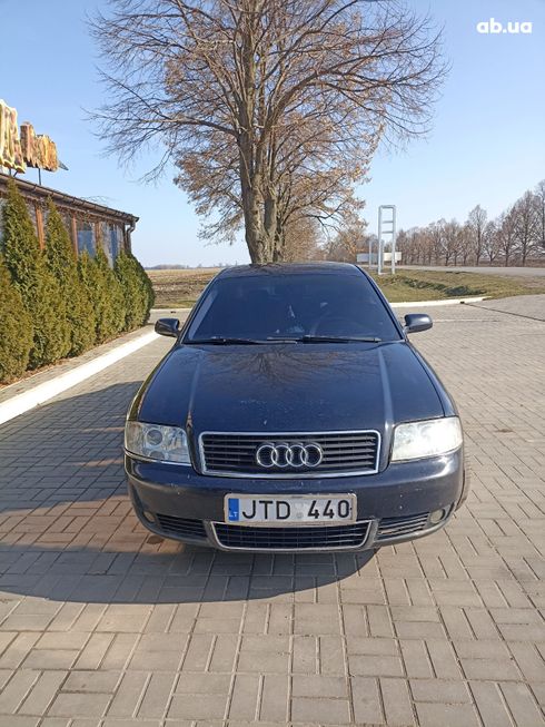 Audi A6 2002 синий - фото 2