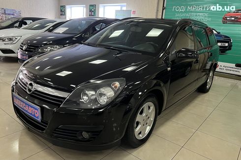 Opel Astra 2006 черный - фото 10