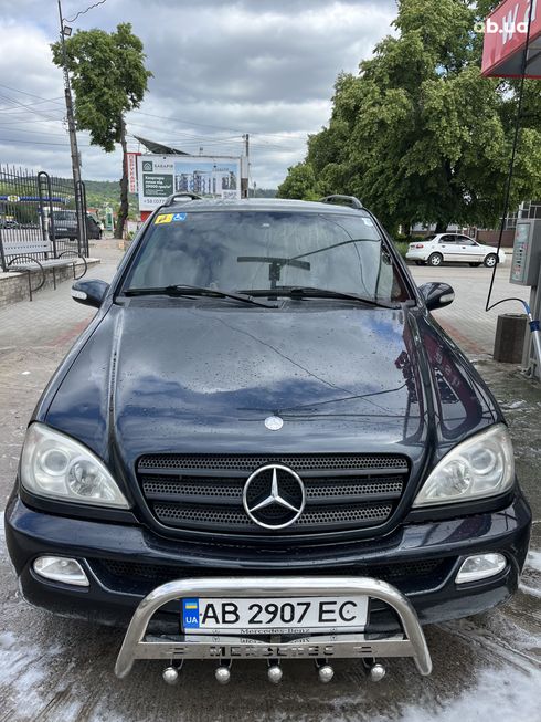 Mercedes-Benz M-Класс 2003 синий - фото 2