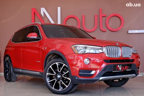 BMW X3 2017 красный - фото 4