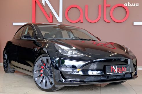 Tesla Model 3 2022 черный - фото 4