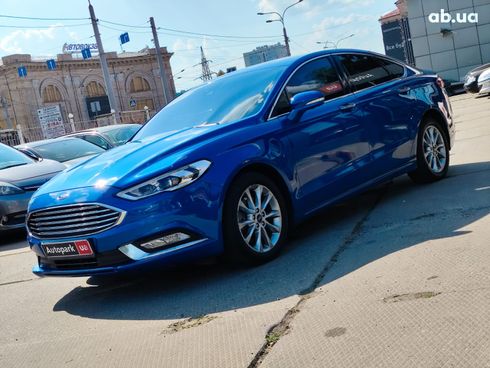 Ford Fusion 2016 синий - фото 2