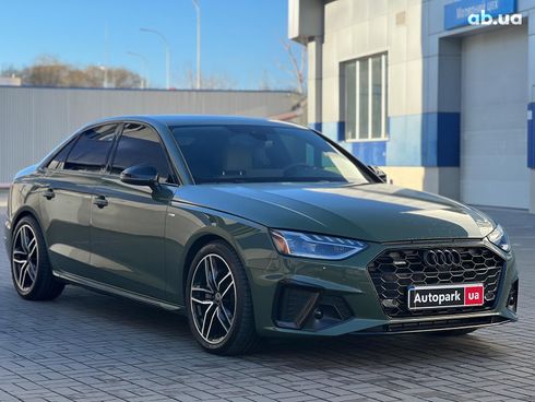 Audi A4 2023 зеленый - фото 6