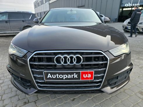 Audi A6 2016 коричневый - фото 4