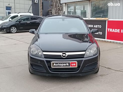 Opel Astra 2006 черный - фото 2