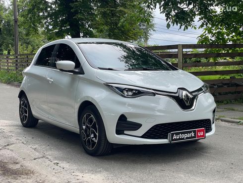 Renault Zoe 2021 белый - фото 3