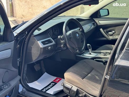 BMW 5 серия 2008 черный - фото 10