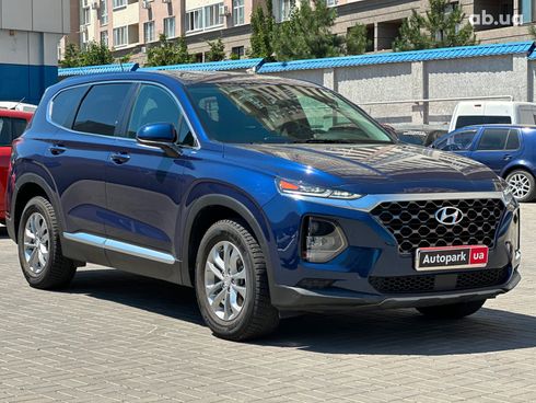 Hyundai Santa Fe 2019 синий - фото 3