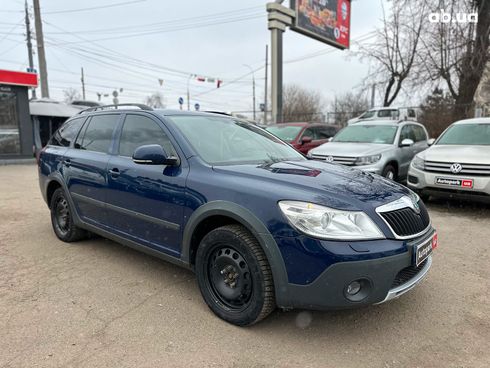 Skoda octavia a5 combi scout 2012 синий - фото 18