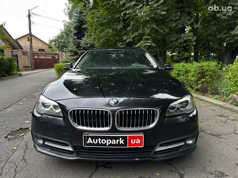 BMW 5 серия 2014 черный - фото 2