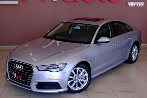 Audi A6 2017 серебристый - фото 2