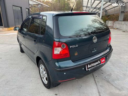 Volkswagen Polo 2004 зеленый - фото 9