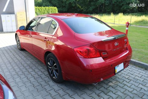 Infiniti G-Series 2007 красный - фото 4