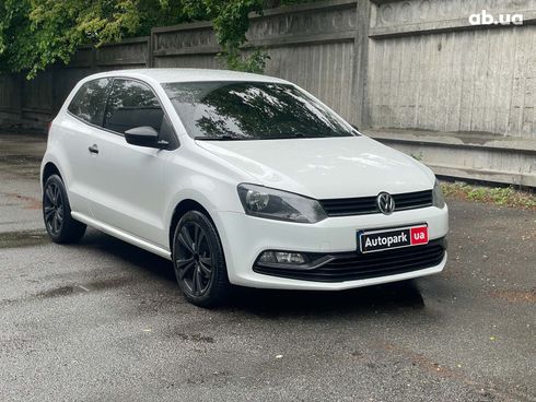 Volkswagen Polo 2015 белый - фото 3