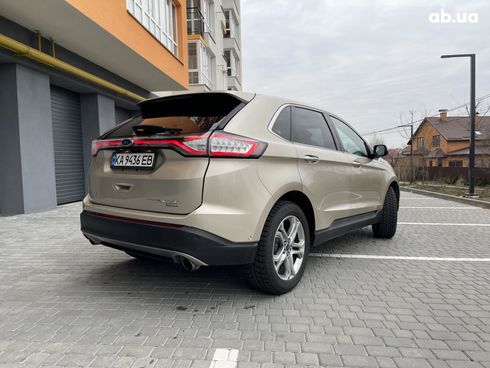 Ford Edge 2017 бежевый - фото 13