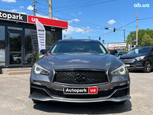 Infiniti Q50 2015 серый - фото 2