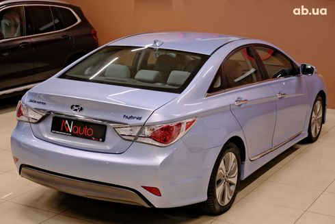 Hyundai Sonata 2014 голубой - фото 6