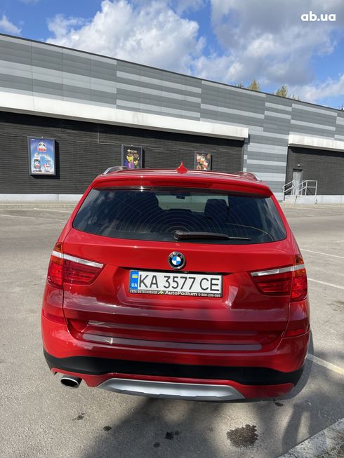 BMW X3 2016 красный - фото 3