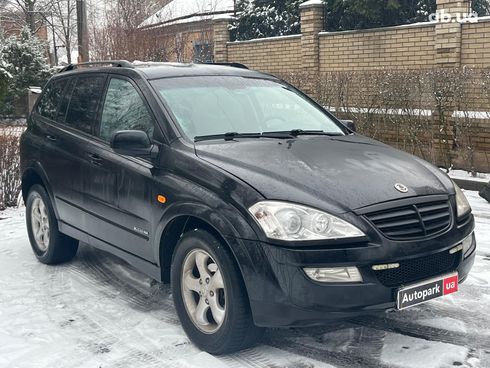 SsangYong kyron deluxe 2007 черный - фото 3