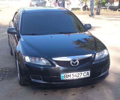 Mazda 6 2007 черный - фото 2