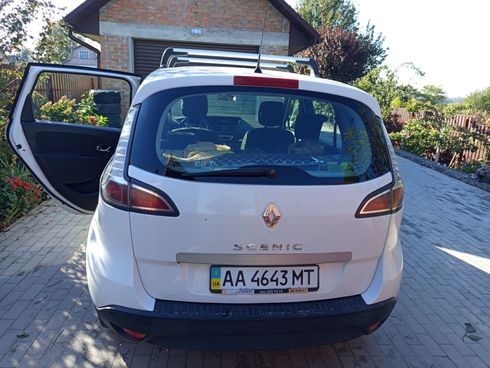 Renault Scenic 2013 белый - фото 8